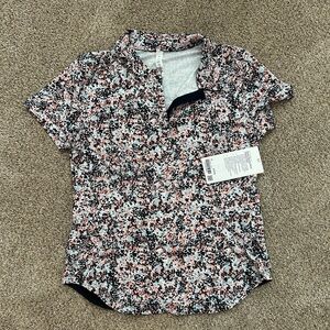 Lululemon Athletica Short Sleeve Tee - Black and Pink